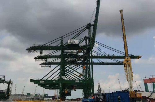 新加坡PSA碼頭項(xiàng)目調(diào)試